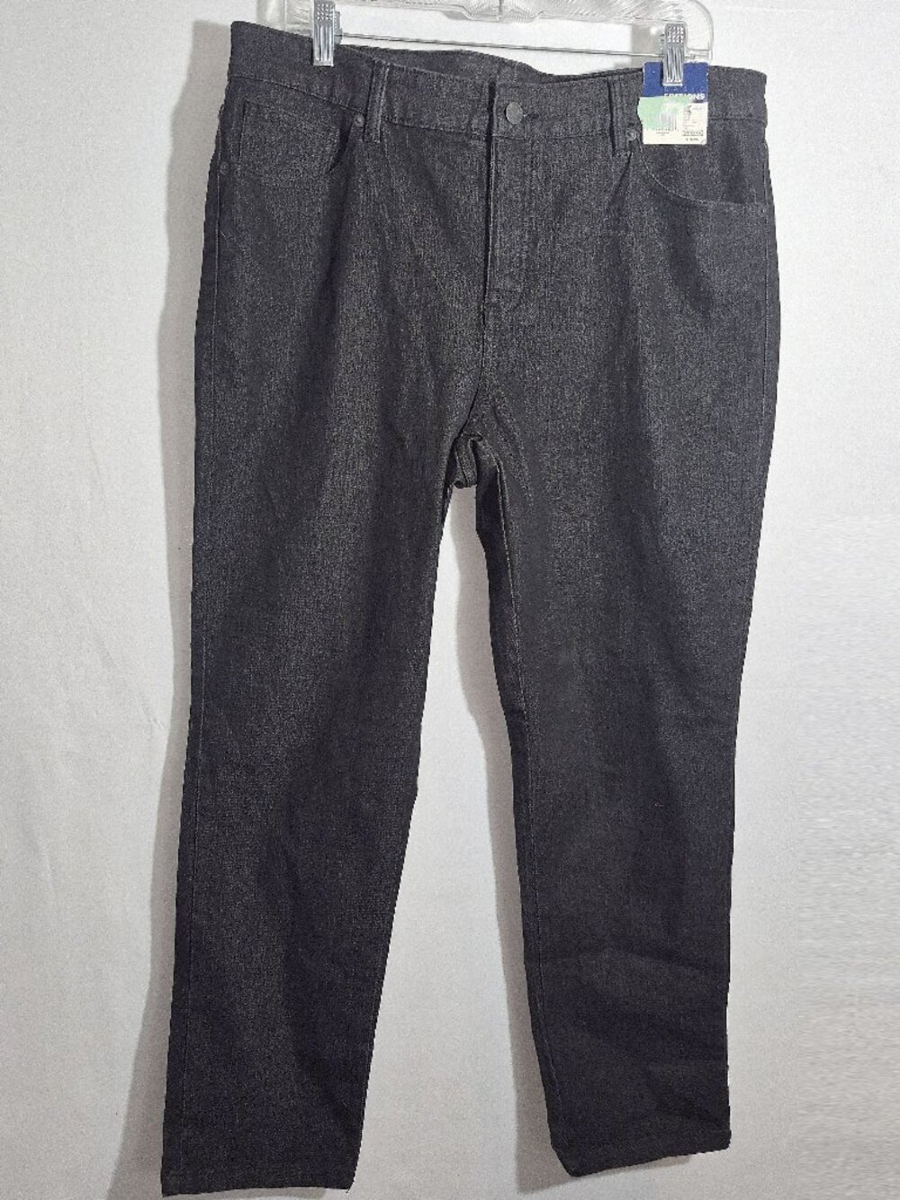 Basic Editions ladies' denim jeans, dark shade, size 14, NWT
